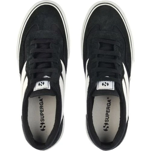 Superga Womens 3041 Revolley Trainers - Black White 5 Superga Womens 3041 Revolley Trainers - Black White - Image 3