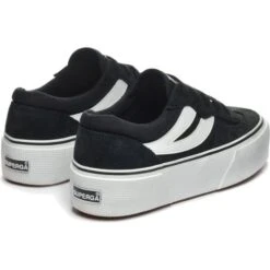 Superga Womens 3041 Revolley Trainers - Black White 10 Superga Womens 3041 Revolley Trainers - Black White -Shoe Sales Shop Superga 3041Revolley Black 3 11