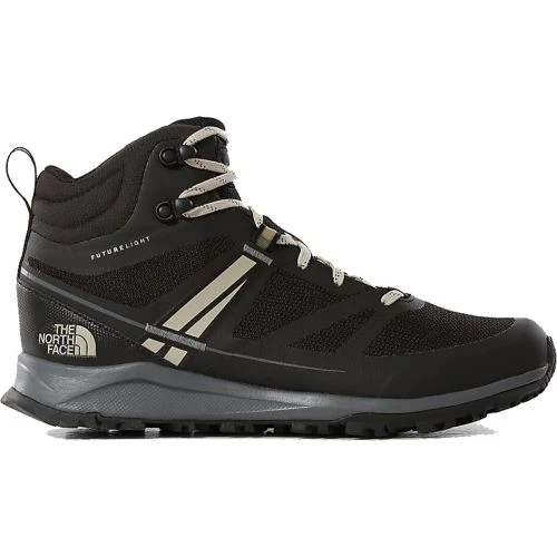 North Face Mens Litewave Mid Futurelight Waterproof Walking Boots - TNF Black Flax 4 North Face Mens Litewave Mid Futurelight Waterproof Walking Boots - TNF Black Flax - Image 2