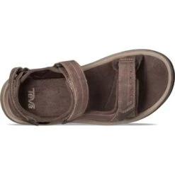 Teva Mens Langdon Leather Walking Sandal - Walnut -Shoe Sales Shop Teva Langdon Walnut 6 4
