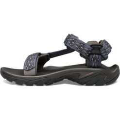 Teva Mens Terra Fi 5 Universal Adjustable Walking Sandal - Mading Blue -Shoe Sales Shop Teva TerraFI5Uni MadangBlue 3 4