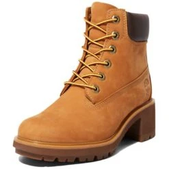 Timberland Womens Kinsley Waterproof Boots - Wheat A25BS -Shoe Sales Shop Timberland A25BS Wheat 9 19