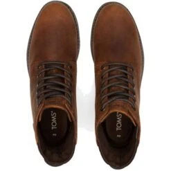 Toms Mens Hillside Water Resistant Boots - Brown 10 Toms Mens Hillside Water Resistant Boots - Brown -Shoe Sales Shop Toms HillsideBoot TopazBrown 5 10