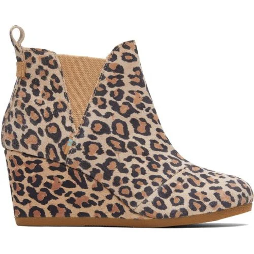 Toms Womens Kelsey Boots - Desert Tan Leopard 3 Toms Womens Kelsey Boots - Desert Tan Leopard