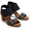 Toms Womens Majorca Sandals - Black -Shoe Sales Shop Toms Majorca Black 2 5