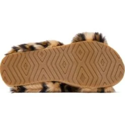 Toms Womens Susie Cross Over Vegan Slippers - Natural Leopard -Shoe Sales Shop Toms SusieSlipper NaturalLeo 3 11