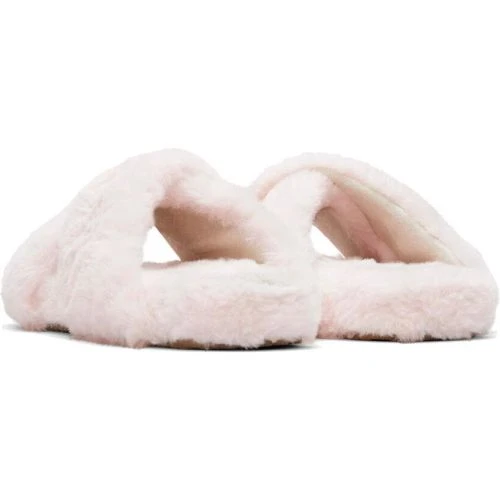 Toms Womens Susie Coss Over Vegan Slippers - Pink Faux Fur 5 Toms Womens Susie Coss Over Vegan Slippers - Pink Faux Fur - Image 3