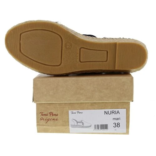 Toni Pons Womens Nuria Leather Slingback Espadrilles - Mari Navy 5 Toni Pons Womens Nuria Leather Slingback Espadrilles - Mari Navy - Image 3