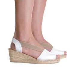 Toni Pons Womens Teide P Wedge Espadrille Sandals - Blanc White -Shoe Sales Shop ToniPons TeideP Blanc 4 16