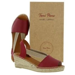 Toni Pons Womens Teide P Wedge Espadrille Sandals - Vermell -Shoe Sales Shop ToniPons TeideP Vermell PAIR 16
