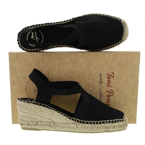 Toni Pons Womens Ter Vegan Sandals - Black 4 Toni Pons Womens Ter Vegan Sandals - Black - Image 2