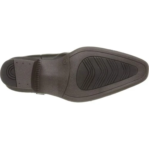 US Brass Mens Eastwood Western Cowboy Boots - Black 9 US Brass Mens Eastwood Western Cowboy Boots - Black - Image 7