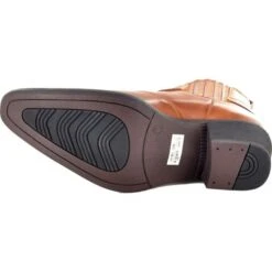 US Brass Mens Eastwood Western Cowboy Boots - Tan -Shoe Sales Shop UKD EastwoodM183BT Tan 2 10