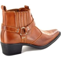 US Brass Mens Eastwood Western Cowboy Boots - Tan -Shoe Sales Shop UKD EastwoodM183BT Tan 3 10