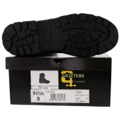 Grafters Mens Top Gun Military Combat Boots - Black 8 Grafters Mens Top Gun Military Combat Boots - Black -Shoe Sales Shop UKD M671A Black Sole 7