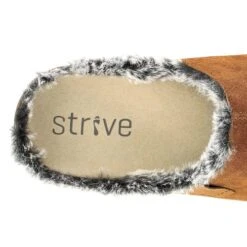 Strive Mens Luxembourg Slippers - Classic Tan -Shoe Sales Shop URG Classic Tan Fur Lining733720