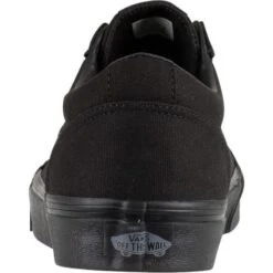 Vans Womens Ward Trainers - Black Black -Shoe Sales Shop Vans WardCanvas BkBlack 5 9