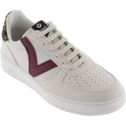 Victoria Shoes Womens Madrid Animal Trainers - Burdeos
