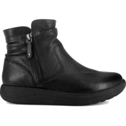 Strive Womens Whitby Chelsea Ankle Boots - Black -Shoe Sales Shop WHITBY Black Lateral 20
