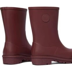 Fitflop Womens Wonderwelly Short Wellington Boots - Oxblood Red -Shoe Sales Shop WonderwellyShort Maroon 4737759