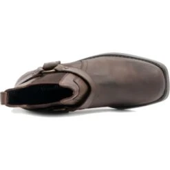 Gringos Mens Harley Low Harness Chelsea Biker Ankle Boots - Brown -Shoe Sales Shop Woodland HarleyRT Brown 3 6