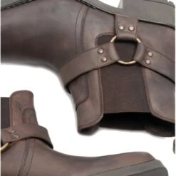 Gringos Mens Harley Low Harness Chelsea Biker Ankle Boots - Brown -Shoe Sales Shop Woodland HarleyRT Brown 5 6