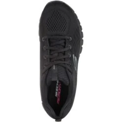 Skechers Womens Graceful Get Connected Wide Fit Trainers - Black Black -Shoe Sales Shop acefulGetConnected Black 5694606
