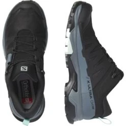 Salomon Womens X Ultra 4 GTX Waterproof Shoes - Black Stormy Weather 14 Salomon Womens X Ultra 4 GTX Waterproof Shoes - Black Stormy Weather -Shoe Sales Shop ackStormyWeatherOpalBlue 6730352