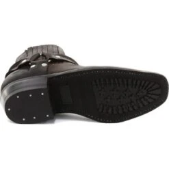 Grinders Mens Renegade Lo Harness Cowboy Biker Boots - Brown -Shoe Sales Shop adeLow CrazyHorseBrownRT 3723098 11