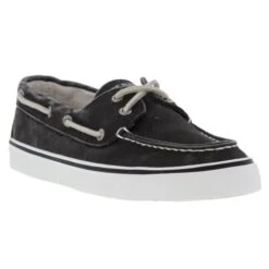 Sperry Womens Bahama Canvas Boat Deck Shoes -Shoe Sales Shop amaCanvas Black MAIN Extra655787 1