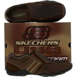 Skechers Mens Diameter Zinroy Leather Slip On Shoes - Dark Brown 15 Skechers Mens Diameter Zinroy Leather Slip On Shoes - Dark Brown -Shoe Sales Shop amaterZinroy DrkBrown PAIR567270 2