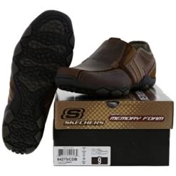 Skechers Mens Diameter Zinroy Leather Slip On Shoes - Dark Brown 16 Skechers Mens Diameter Zinroy Leather Slip On Shoes - Dark Brown -Shoe Sales Shop amaterZinroy DrkBrown SOLE567271 2