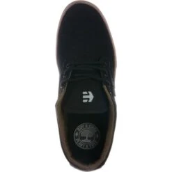 Etnies Mens Jameson Eco Vegan Skate Shoes - Black Charcoal Gum -Shoe Sales Shop ameson2Eco BkCharcoalGum 5567983