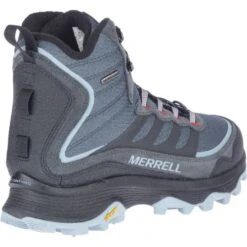 Merrell Mens Moab Speed Thermo Mid Waterproof Walking Boots - Rock -Shoe Sales Shop bSpeedThermoMidWtpf Rock 5755163