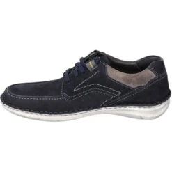 Josef Seibel Mens Anvers 91 Wide Fit Shoes - Indigo Kombi -Shoe Sales Shop bel Anvers91 IndigoKombi 3837269
