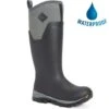 Muck Boots Womens Arctic Ice Tall Wellington Boots - Black Geometric -Shoe Sales Shop ceTall BlackGeometric MAIN817155
