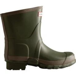 Hunter Womens Field Gardener Short Boots - Dark Olive Clay -Shoe Sales Shop denerShort DarkOliveClay 2760210