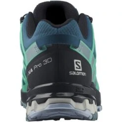 Salomon Womens XA Pro 3D V8 GTX Waterproof Shoes - Leigon Blue Trooper Mint -Shoe Sales Shop egionBlueTrooperMintLeaf 3776641