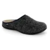 Strive Womens Copenhagen Orthotic Slippers - Dark Grey -Shoe Sales Shop en dark grey angled view 8580615 2