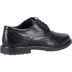 Hush Puppies Womens Verity Brogue Shoes - All Black -Shoe Sales Shop es VerityBrogue AllBlack 3812980
