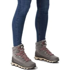 Sorel Womens Kinetic Conquest Waterproof Boots - Quarry Black -Shoe Sales Shop eticConquest QuarryBlack 2790139 1