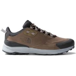 North Face Mens Cragstone Leather Waterproof Walking Shoes - Bipartisan Brown Meld Grey -Shoe Sales Shop h BipartisanBrownMeldgy 1826713
