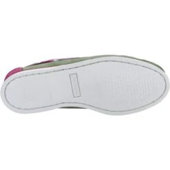 Hush Puppies Womens Hattie Boat Shoes - Green Pink Grey -Shoe Sales Shop ies Hattie GreenPinkGrey 3819760