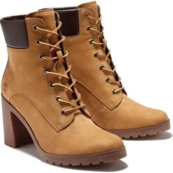 Timberland Womens Allington 6 Inch Chelsea Ankle Boots - Wheat - A1HLS -Shoe Sales Shop nd Allington6inch Yellow 4703532 1