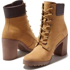 Timberland Womens Allington 6 Inch Chelsea Ankle Boots - Wheat - A1HLS -Shoe Sales Shop nd Allington6inch Yellow 5703533 1