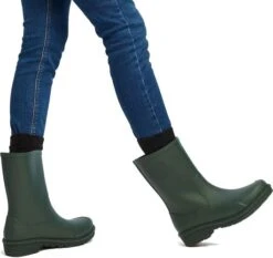 Fitflop Womens Wonderwelly Short Wellington Boots - Deep Green -Shoe Sales Shop nderwellyShort DeepGreen 2737753