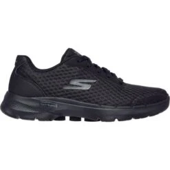 Skechers Womens Go Walk 6 Iconic Vision Trainers - Black Black -Shoe Sales Shop oWalk6IconicVision Black 3834738