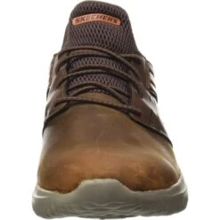 Skechers Mens Delson 3.0 Ezra Shoes - Dark Brown -Shoe Sales Shop on3Ezra DarkBrownLthMesh 4852669 12