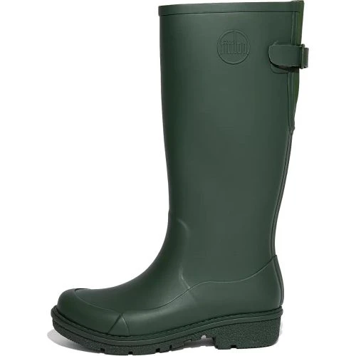 Fitflop Womens Wonderwelly Tall Wellington Boots - Deep Green 4 Fitflop Womens Wonderwelly Tall Wellington Boots - Deep Green - Image 2