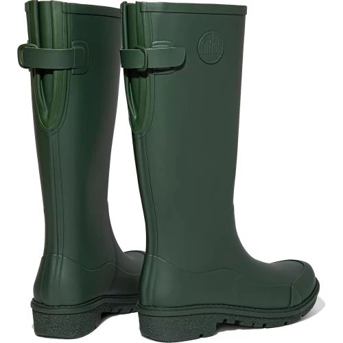 Fitflop Womens Wonderwelly Tall Wellington Boots - Deep Green 5 Fitflop Womens Wonderwelly Tall Wellington Boots - Deep Green - Image 3